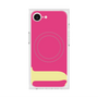 プレミアムスクエアケース with MagSafe［ オリジナル - initial color - J pink ］