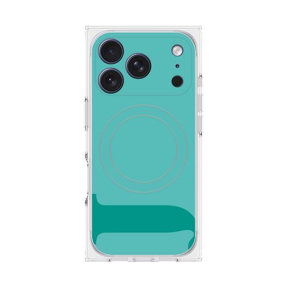 プレミアムスクエアケース with MagSafe［ オリジナル - initial color - J light green ］