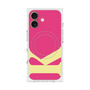 プレミアムスクエアケース with MagSafe［ オリジナル - initial color - K pink ］