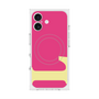 プレミアムスクエアケース with MagSafe［ オリジナル - initial color - L pink ］