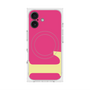 プレミアムスクエアケース with MagSafe［ オリジナル - initial color - L pink ］