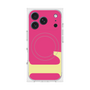 プレミアムスクエアケース with MagSafe［ オリジナル - initial color - L pink ］