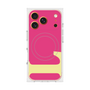 プレミアムスクエアケース with MagSafe［ オリジナル - initial color - L pink ］