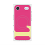 プレミアムスクエアケース with MagSafe［ オリジナル - initial color - L pink ］