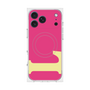 プレミアムスクエアケース with MagSafe［ オリジナル - initial color - L pink ］