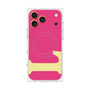プレミアムスクエアケース with MagSafe［ オリジナル - initial color - L pink ］