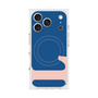 プレミアムスクエアケース with MagSafe［ オリジナル - initial color - L navy ］