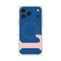プレミアムスクエアケース with MagSafe［ オリジナル - initial color - L navy ］