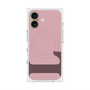 プレミアムスクエアケース with MagSafe［ オリジナル - initial color - L dusty pink ］