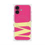 プレミアムスクエアケース with MagSafe［ オリジナル - initial color - M pink ］