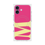 プレミアムスクエアケース with MagSafe［ オリジナル - initial color - M pink ］