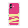 プレミアムスクエアケース with MagSafe［ オリジナル - initial color - M pink ］