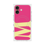 プレミアムスクエアケース with MagSafe［ オリジナル - initial color - M pink ］