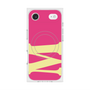 プレミアムスクエアケース with MagSafe［ オリジナル - initial color - M pink ］