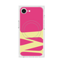 プレミアムスクエアケース with MagSafe［ オリジナル - initial color - M pink ］