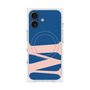 プレミアムスクエアケース with MagSafe［ オリジナル - initial color - M navy ］