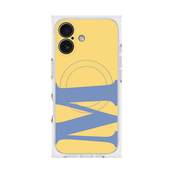 プレミアムスクエアケース with MagSafe［ オリジナル - initial color - M yellow ］