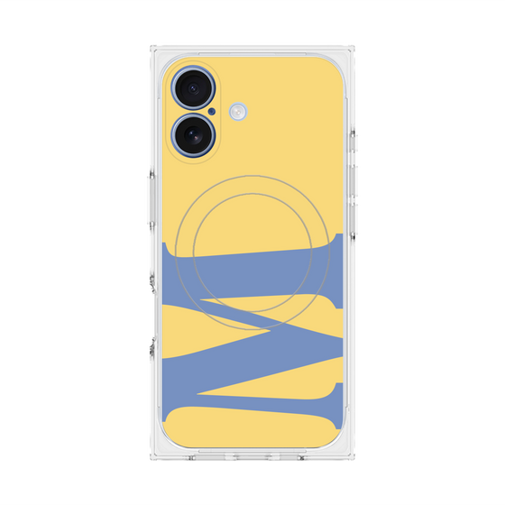 プレミアムスクエアケース with MagSafe［ オリジナル - initial color - M yellow ］