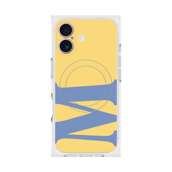 プレミアムスクエアケース with MagSafe［ オリジナル - initial color - M yellow ］