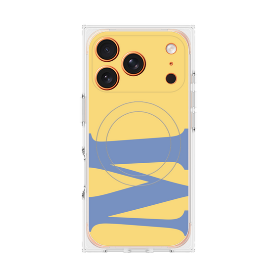 プレミアムスクエアケース with MagSafe［ オリジナル - initial color - M yellow ］