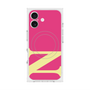プレミアムスクエアケース with MagSafe［ オリジナル - initial color - N pink ］