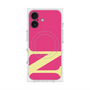 プレミアムスクエアケース with MagSafe［ オリジナル - initial color - N pink ］