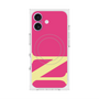 プレミアムスクエアケース with MagSafe［ オリジナル - initial color - N pink ］