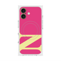 プレミアムスクエアケース with MagSafe［ オリジナル - initial color - N pink ］