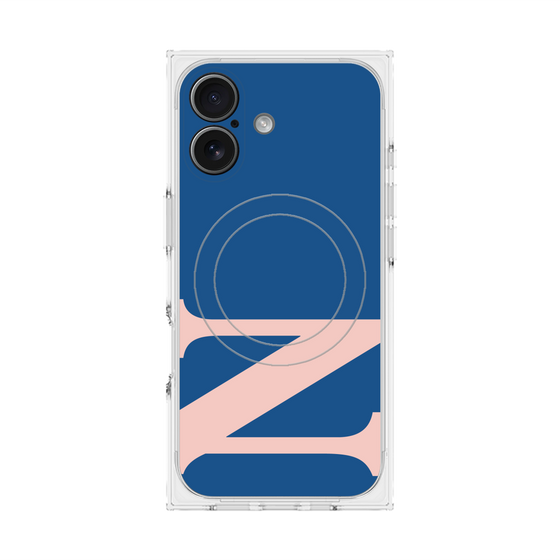プレミアムスクエアケース with MagSafe［ オリジナル - initial color - N navy ］