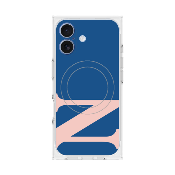 プレミアムスクエアケース with MagSafe［ オリジナル - initial color - N navy ］
