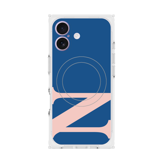 プレミアムスクエアケース with MagSafe［ オリジナル - initial color - N navy ］