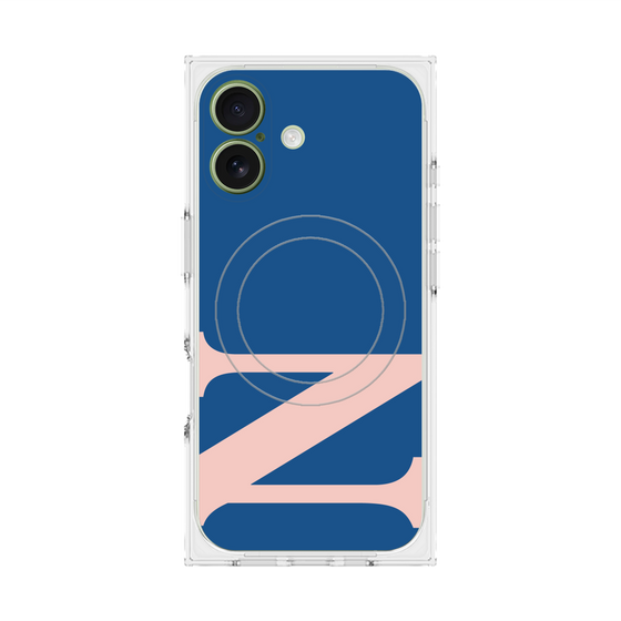 プレミアムスクエアケース with MagSafe［ オリジナル - initial color - N navy ］