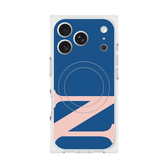 プレミアムスクエアケース with MagSafe［ オリジナル - initial color - N navy ］