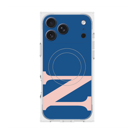 プレミアムスクエアケース with MagSafe［ オリジナル - initial color - N navy ］
