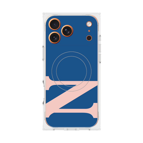 プレミアムスクエアケース with MagSafe［ オリジナル - initial color - N navy ］