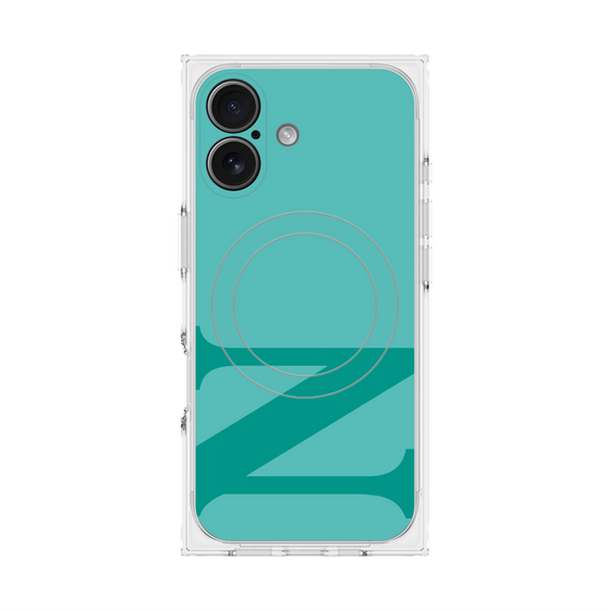 プレミアムスクエアケース with MagSafe［ オリジナル - initial color - N light green ］