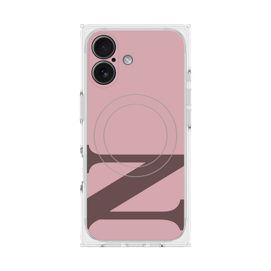 プレミアムスクエアケース with MagSafe［ オリジナル - initial color - N dusty pink ］