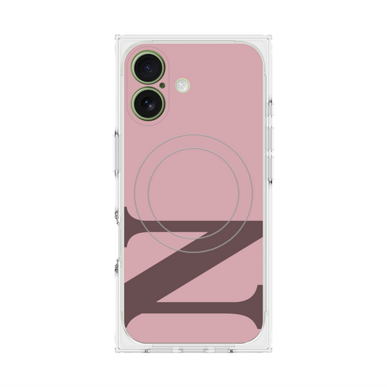プレミアムスクエアケース with MagSafe［ オリジナル - initial color - N dusty pink ］