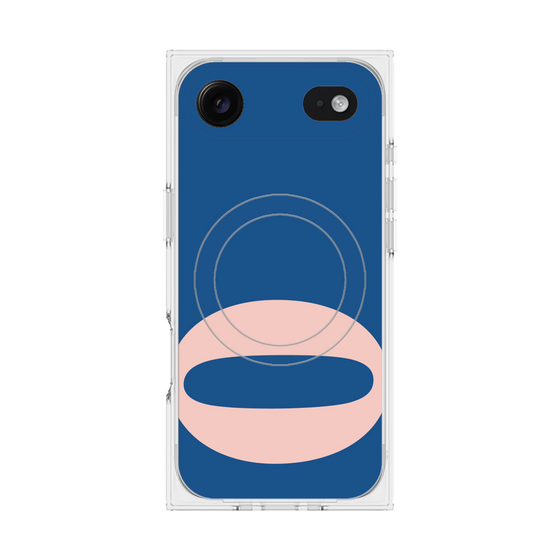 プレミアムスクエアケース with MagSafe［ オリジナル - initial color - O navy ］