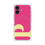 プレミアムスクエアケース with MagSafe［ オリジナル - initial color - P pink ］