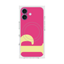 プレミアムスクエアケース with MagSafe［ オリジナル - initial color - P pink ］