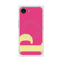 プレミアムスクエアケース with MagSafe［ オリジナル - initial color - P pink ］