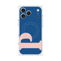 プレミアムスクエアケース with MagSafe［ オリジナル - initial color - P navy ］