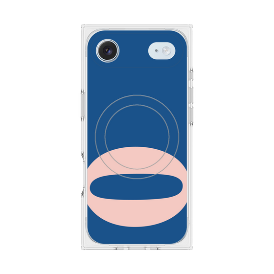 プレミアムスクエアケース with MagSafe［ オリジナル - initial color - Q navy ］