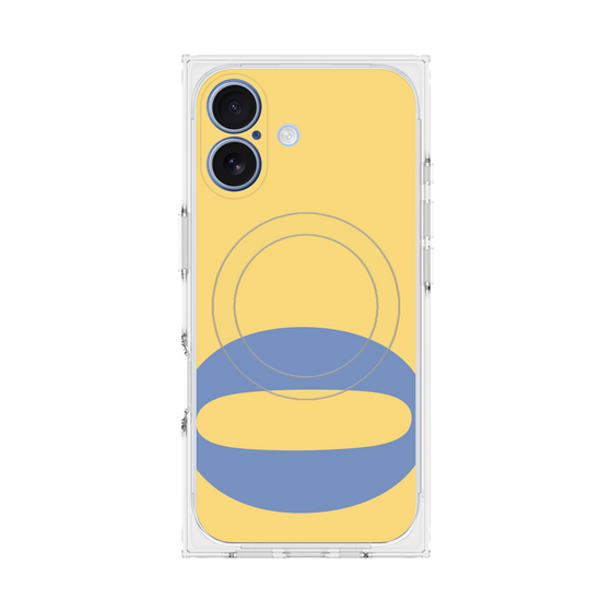 プレミアムスクエアケース with MagSafe［ オリジナル - initial color - Q yellow ］