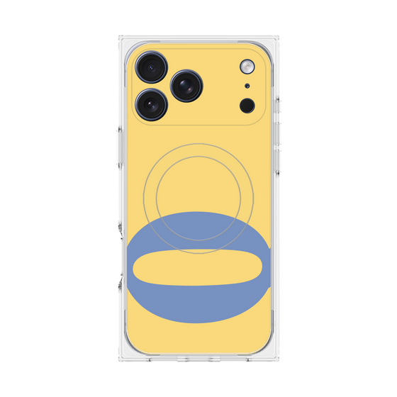 プレミアムスクエアケース with MagSafe［ オリジナル - initial color - Q yellow ］
