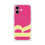 プレミアムスクエアケース with MagSafe［ オリジナル - initial color - R pink ］