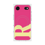 プレミアムスクエアケース with MagSafe［ オリジナル - initial color - R pink ］