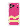 プレミアムスクエアケース with MagSafe［ オリジナル - initial color - R pink ］