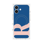 プレミアムスクエアケース with MagSafe［ オリジナル - initial color - R navy ］